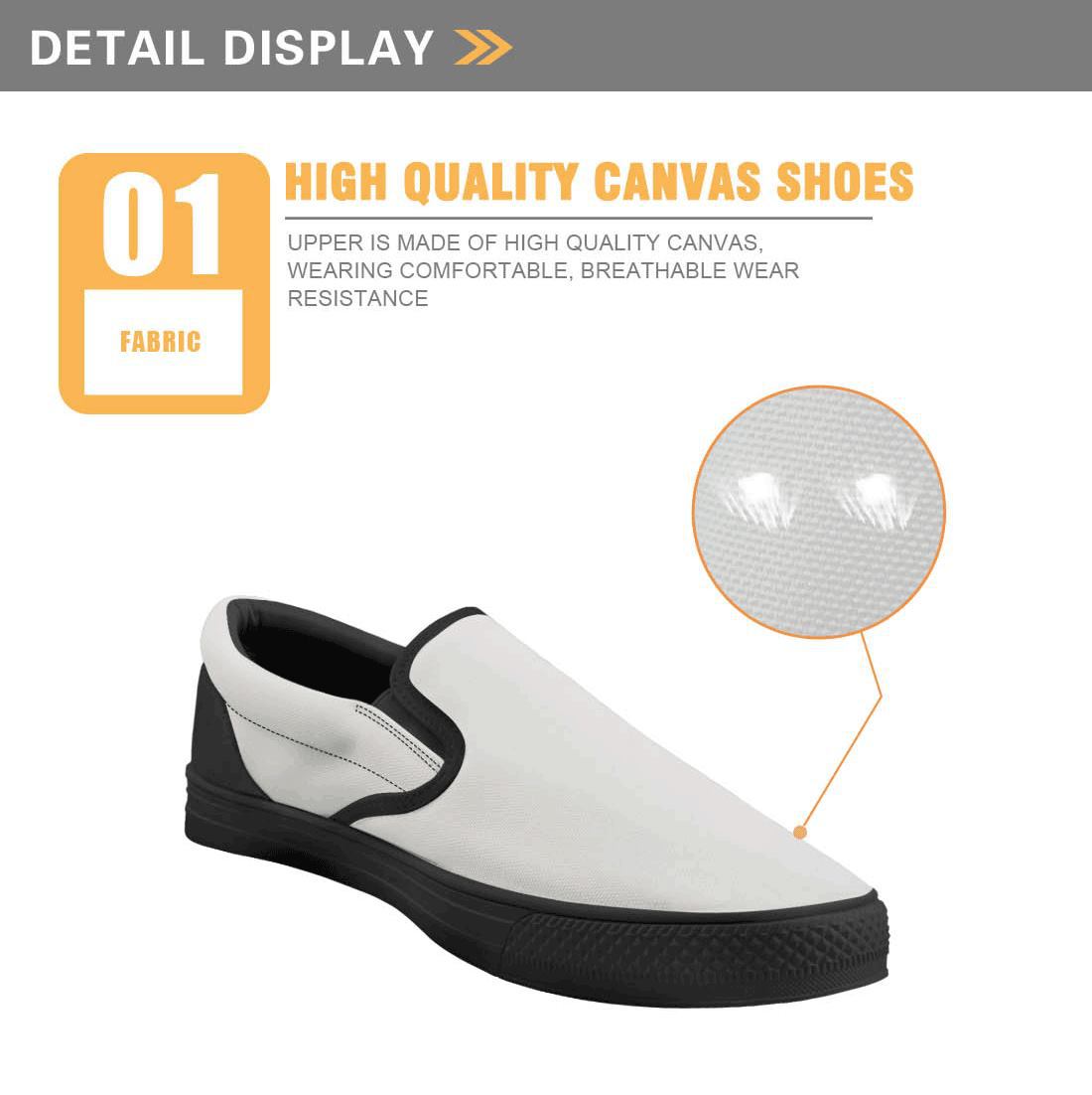 Customized Canvas Shoes With Female Pattern Customized Canvas Shoes With Female Pattern